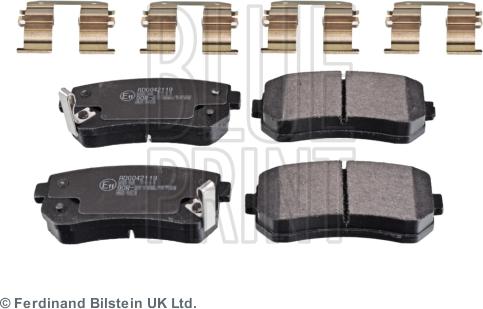 Blue Print ADG042119 - Set placute frana,frana disc www.parts5.com