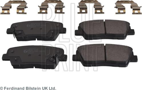 Blue Print ADG042126 - Piduriklotsi komplekt,ketaspidur www.parts5.com