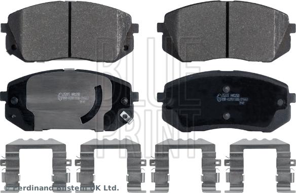 Blue Print ADG042179 - Komplet zavornih oblog, ploscne (kolutne) zavore www.parts5.com