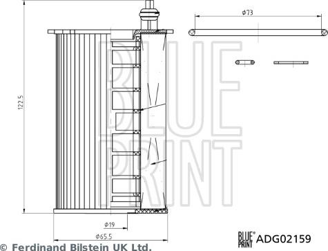 Blue Print ADG02159 - Oil Filter www.parts5.com