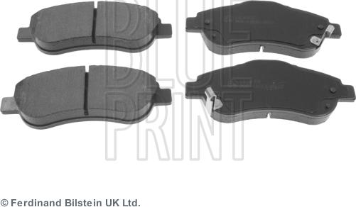 Blue Print ADH24275 - Тормозные колодки, дисковые, комплект www.parts5.com