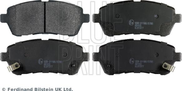 Blue Print ADK84243 - Brake Pad Set, disc brake www.parts5.com