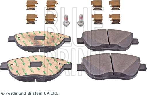 Blue Print ADL144217 - Bremsbelagsatz, Scheibenbremse www.parts5.com