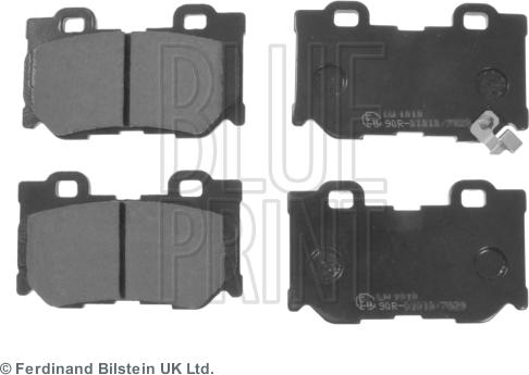 Blue Print ADN142149 - Set placute frana,frana disc www.parts5.com