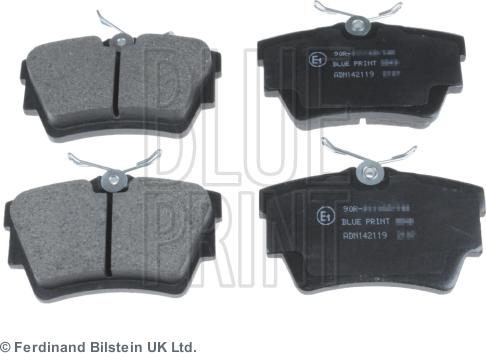 Blue Print ADN142119 - Bremsbelagsatz, Scheibenbremse www.parts5.com