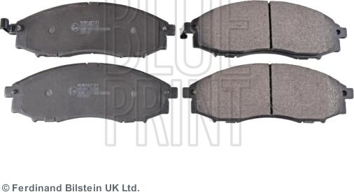 Blue Print ADN142121 - Brake Pad Set, disc brake parts5.com