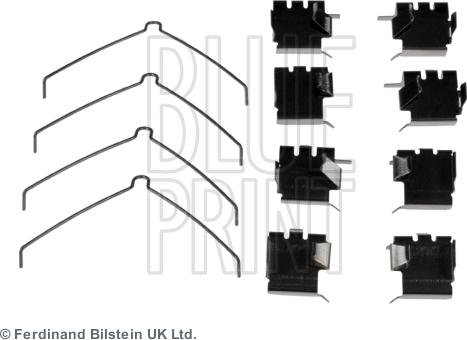 Blue Print ADT348607 - Комплектующие для колодок дискового тормоза www.parts5.com