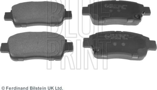 Blue Print ADT34294 - Set placute frana,frana disc www.parts5.com