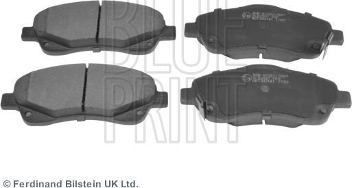 Blue Print ADT342141 - Komplet kočnih obloga, disk kočnica www.parts5.com