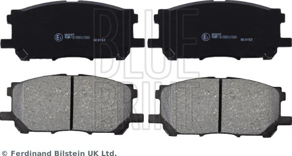 Blue Print ADT342153 - Komplet zavornih oblog, ploscne (kolutne) zavore parts5.com