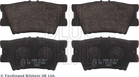 Blue Print ADT342168 - Brake Pad Set, disc brake www.parts5.com