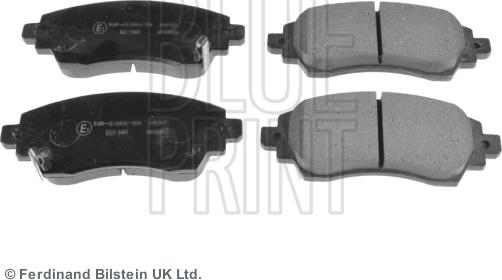 Blue Print ADT342104 - Set placute frana,frana disc www.parts5.com