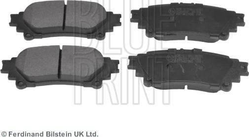 Blue Print ADT342186 - Brake Pad Set, disc brake parts5.com