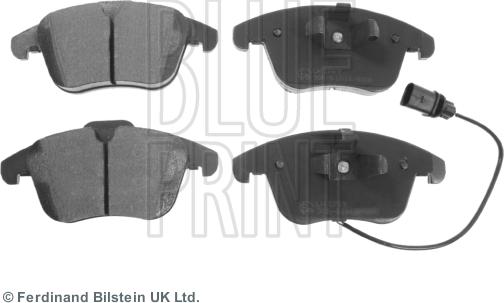 Blue Print ADV184209 - Brake Pad Set, disc brake www.parts5.com