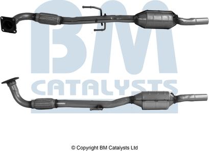 BM Catalysts BM90821H - Catalytic Converter www.parts5.com