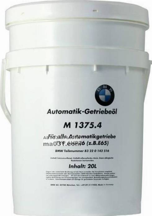 BMW 83 22 0 142 516 - Automatic Transmission Oil parts5.com
