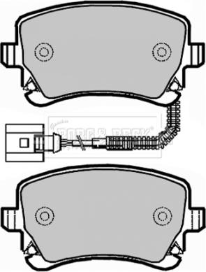 Remsa 0897.00 - Sada brzdových destiček, kotoučová brzda www.parts5.com