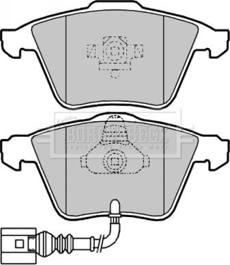 Ferodo FDS1765 - Тормозные колодки, дисковые, комплект www.parts5.com