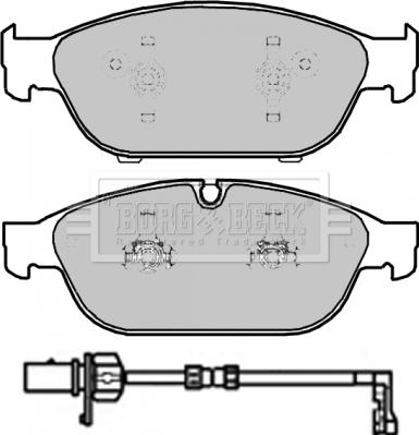 VW 4G0 698 151 AG - Kit de plaquettes de frein, frein à disque www.parts5.com