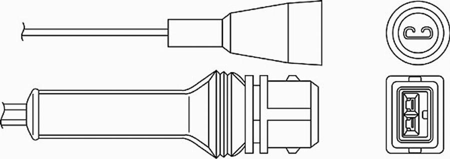 BorgWarner (BERU) 0 824 010 004 - Lamda-sonda www.parts5.com