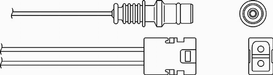 BorgWarner (BERU) 0 824 010 034 - Lambda andur www.parts5.com