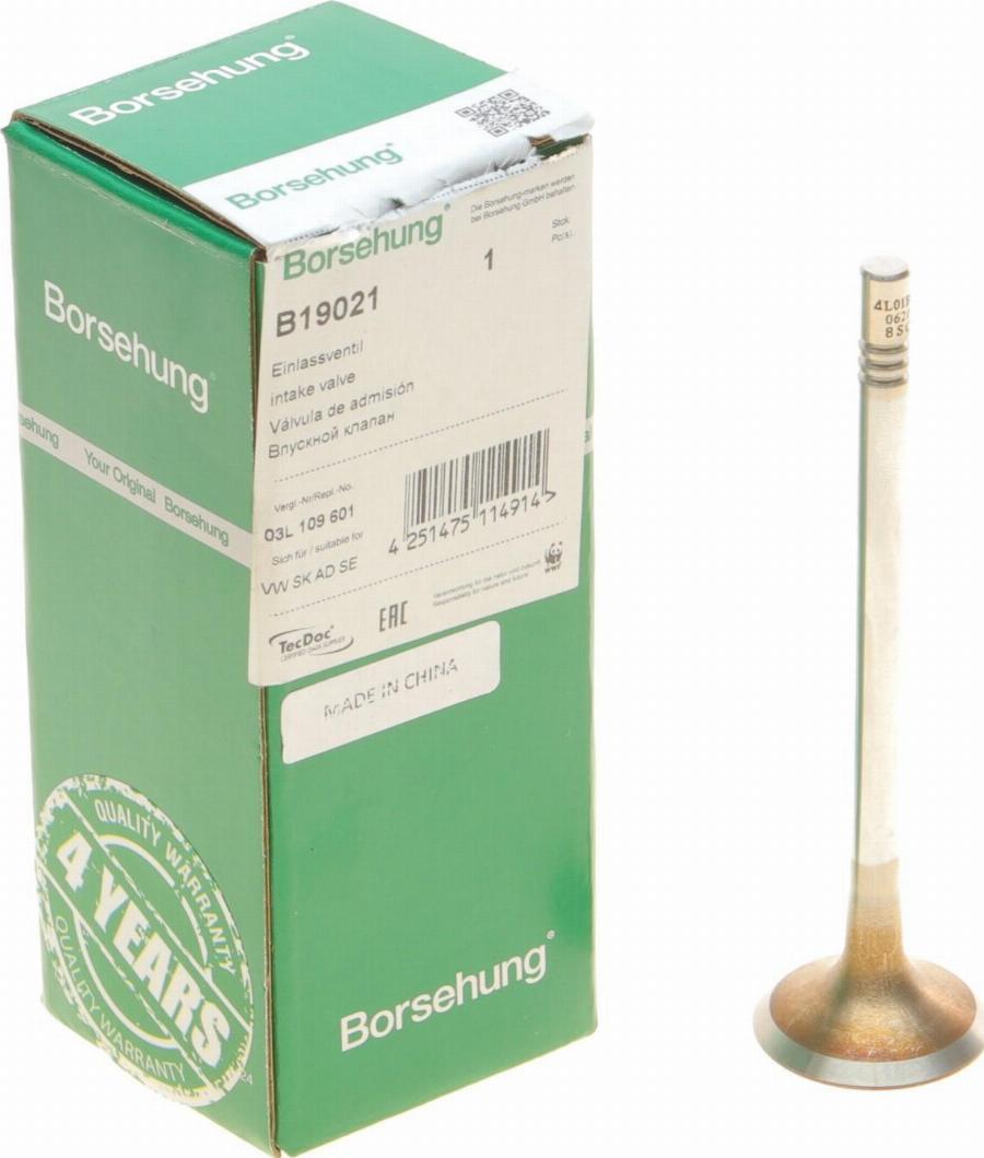 Borsehung B19021 - Βαλβίδα εισαγωγής www.parts5.com