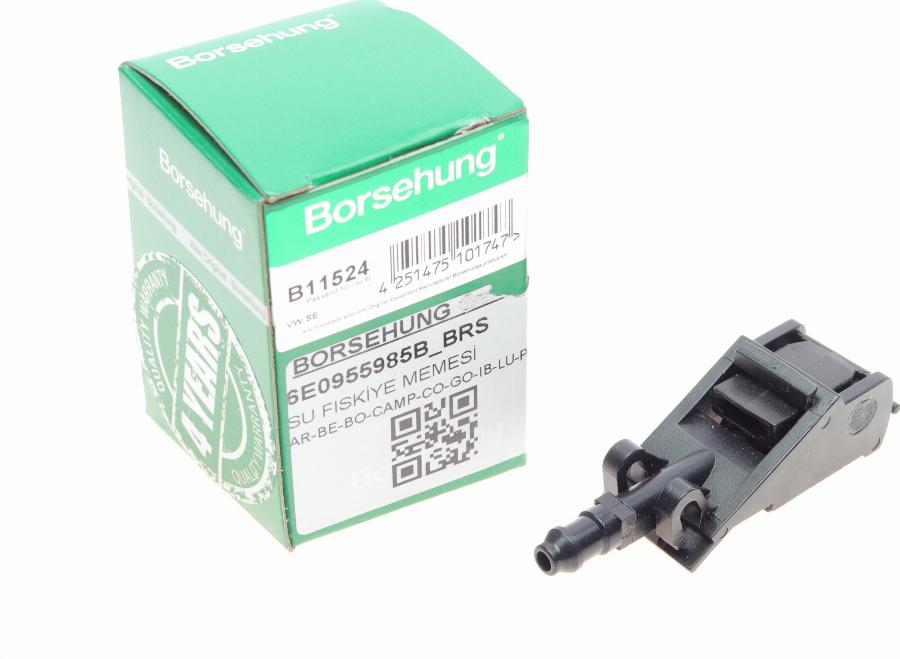 Borsehung B11524 - Dysza płynu spryskiwacza, spryskiwacz szyby czołowej www.parts5.com