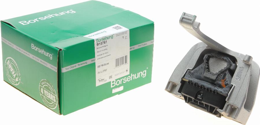 Borsehung B18761 - Подушка, опора, подвеска двигателя www.parts5.com