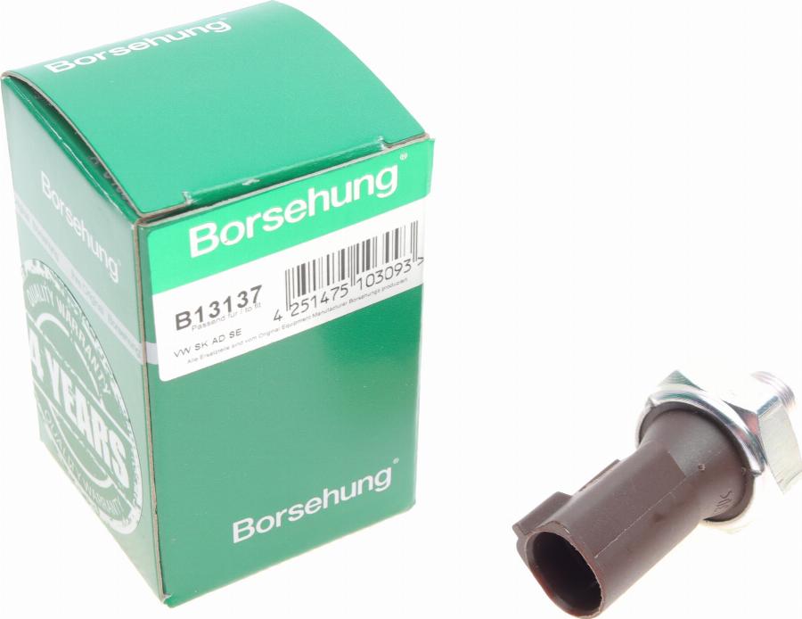 Borsehung B13137 - Capteur, pression d'huile www.parts5.com