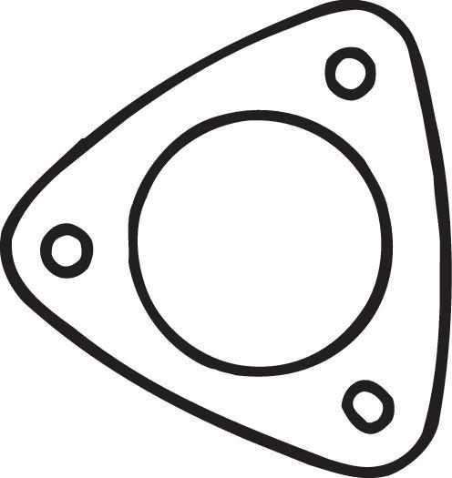 Bosal 256-153 - Gasket, exhaust pipe www.parts5.com