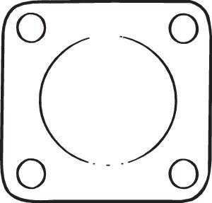 Bosal 256-102 - Gasket, exhaust pipe www.parts5.com