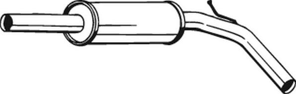 Bosal 233-323 - Toba esapamet intermediara www.parts5.com