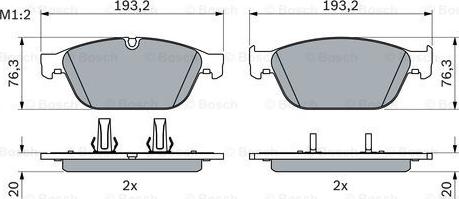 BOSCH 0 986 494 988 - Fren balata seti, diskli fren www.parts5.com