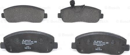 BOSCH 0 986 494 498 - Juego de pastillas de freno www.parts5.com