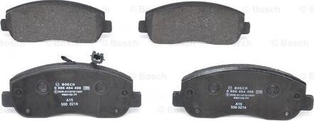 BOSCH 0 986 494 498 - Juego de pastillas de freno www.parts5.com