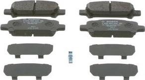 BOSCH 0 986 494 445 - Sada brzdových destiček, kotoučová brzda parts5.com