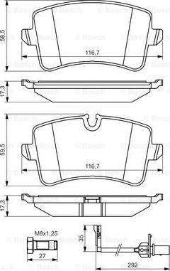 BOSCH 0 986 494 446 - Jarrupala, levyjarru www.parts5.com