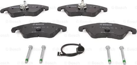 BOSCH 0 986 494 456 - Brake Pad Set, disc brake www.parts5.com