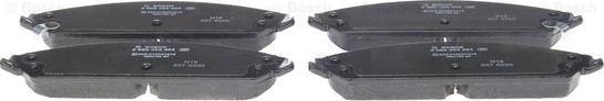 BOSCH 0 986 494 483 - Brake Pad Set, disc brake www.parts5.com