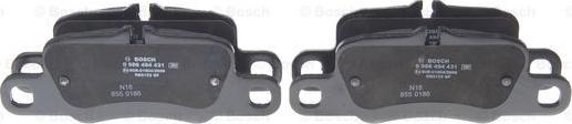 BOSCH 0 986 494 431 - Brake Pad Set, disc brake www.parts5.com