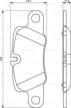 BOSCH 0 986 494 431 - Brake Pad Set, disc brake www.parts5.com