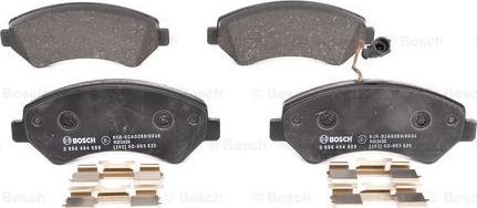 BOSCH 0 986 494 589 - Kit de plaquettes de frein, frein à disque www.parts5.com