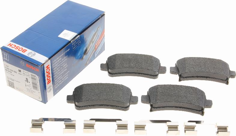 BOSCH 0 986 494 586 - Brake Pad Set, disc brake www.parts5.com