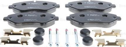 BOSCH 0 986 494 582 - Brake Pad Set, disc brake www.parts5.com