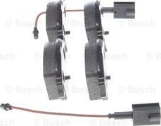 BOSCH 0 986 494 536 - Тормозные колодки, дисковые, комплект www.parts5.com