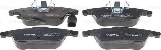 BOSCH 0 986 494 538 - Brake Pad Set, disc brake www.parts5.com