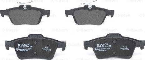 BOSCH 0 986 494 528 - Тормозные колодки, дисковые, комплект www.parts5.com