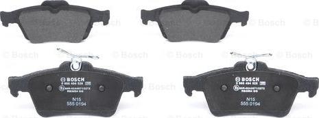 BOSCH 0 986 494 528 - Brake Pad Set, disc brake www.parts5.com