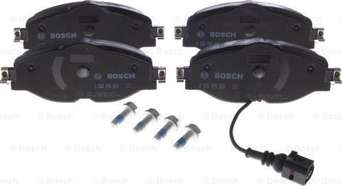 BOSCH 0 986 494 660 - Sada brzdových platničiek kotúčovej brzdy www.parts5.com