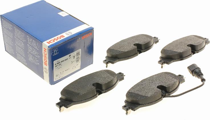 BOSCH 0 986 494 660 - Sada brzdových destiček, kotoučová brzda www.parts5.com